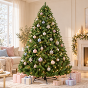 Jingle Jollys Christmas Tree 2.4M Xmas Tree Decorations Green 1500 Tips