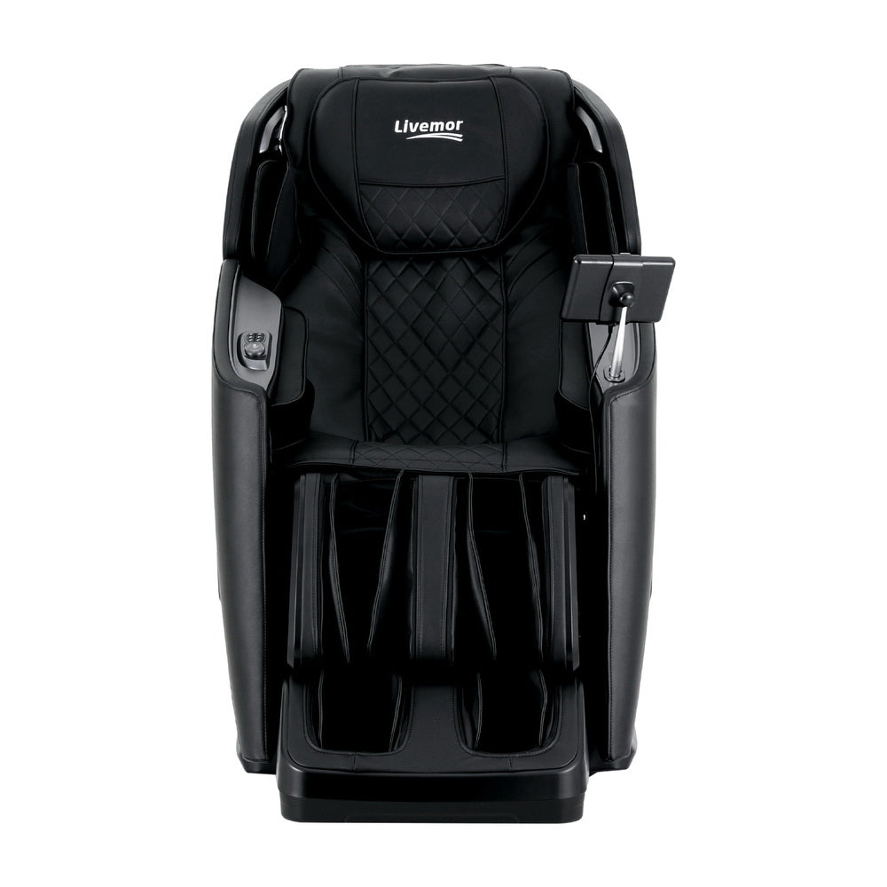 Livemor 4D Massage Chair Recliner SL Track Full Body Zero Gravity Massager Heated AI Body Scan REILY