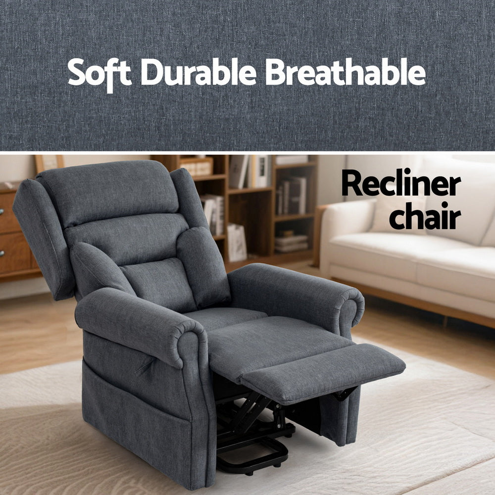Artiss Electric Recliner Chair Power Lift Massage Heated Recliner Sofa