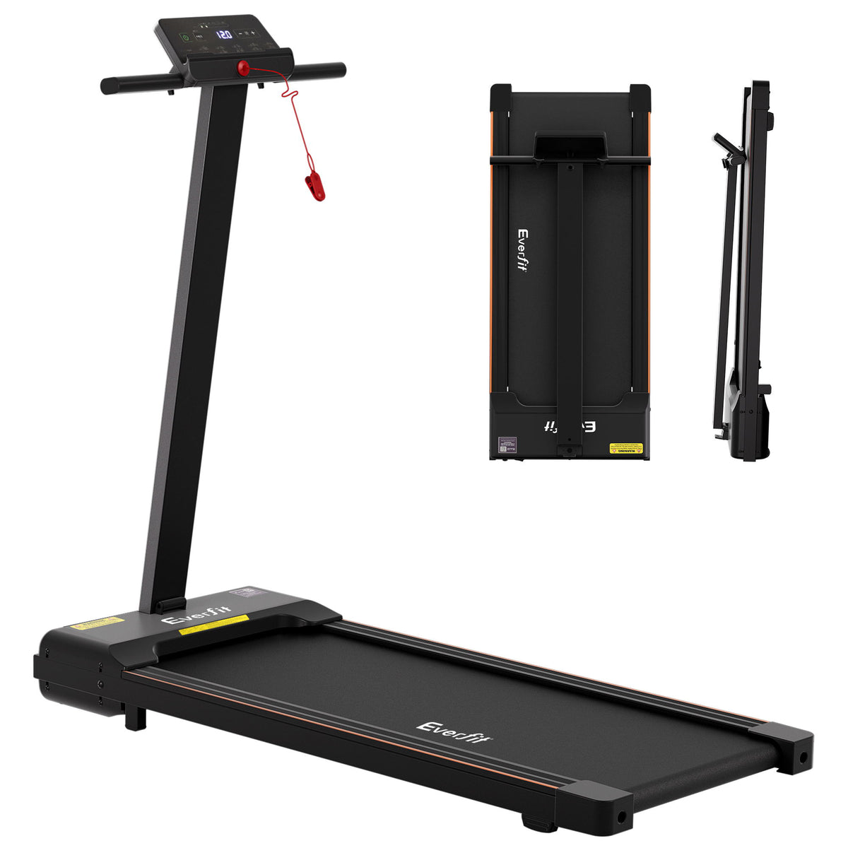 Everfit Walking Pad Treadmill 2 in 1 Foldable for Home Gym 40cm Wide Belt 12 Programs with App