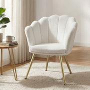 Artiss Armchair Teddy Fleece White Callista