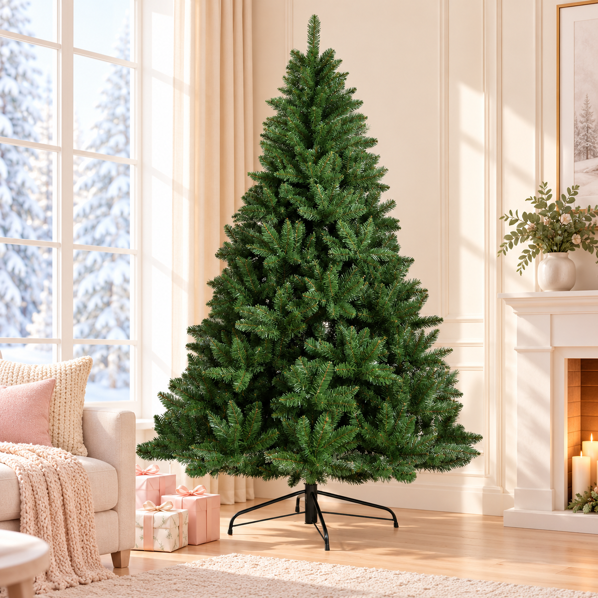 Jingle Jollys Christmas Tree 2.1m Green Xmas Tree Decorations 905 Tips