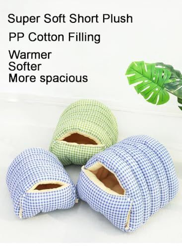 Large Cat Beds for Indoor Closed/Open Cats Pet Bed Switchable Large Cat Cave for Pet Cat House Safe Cat Small Dog Bed Selfwarming Cat Dog Shelter for Winter - Green