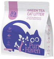 Purr Haven Green Tea Cat Litter | 1 Carton | 6 Packs Per Carton | 2.5kg Per Pack