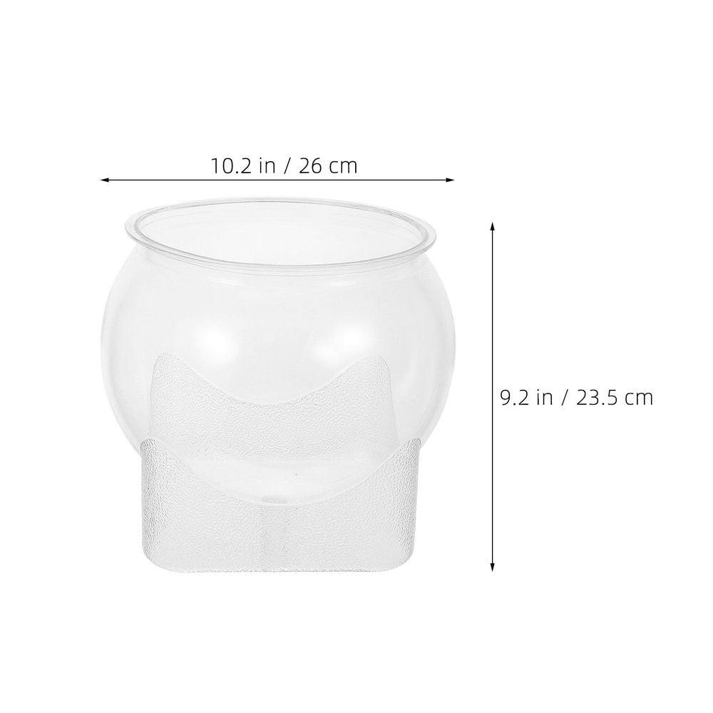 Transparent Tabletop Fish Bowl - Spacious Design for Home Decor