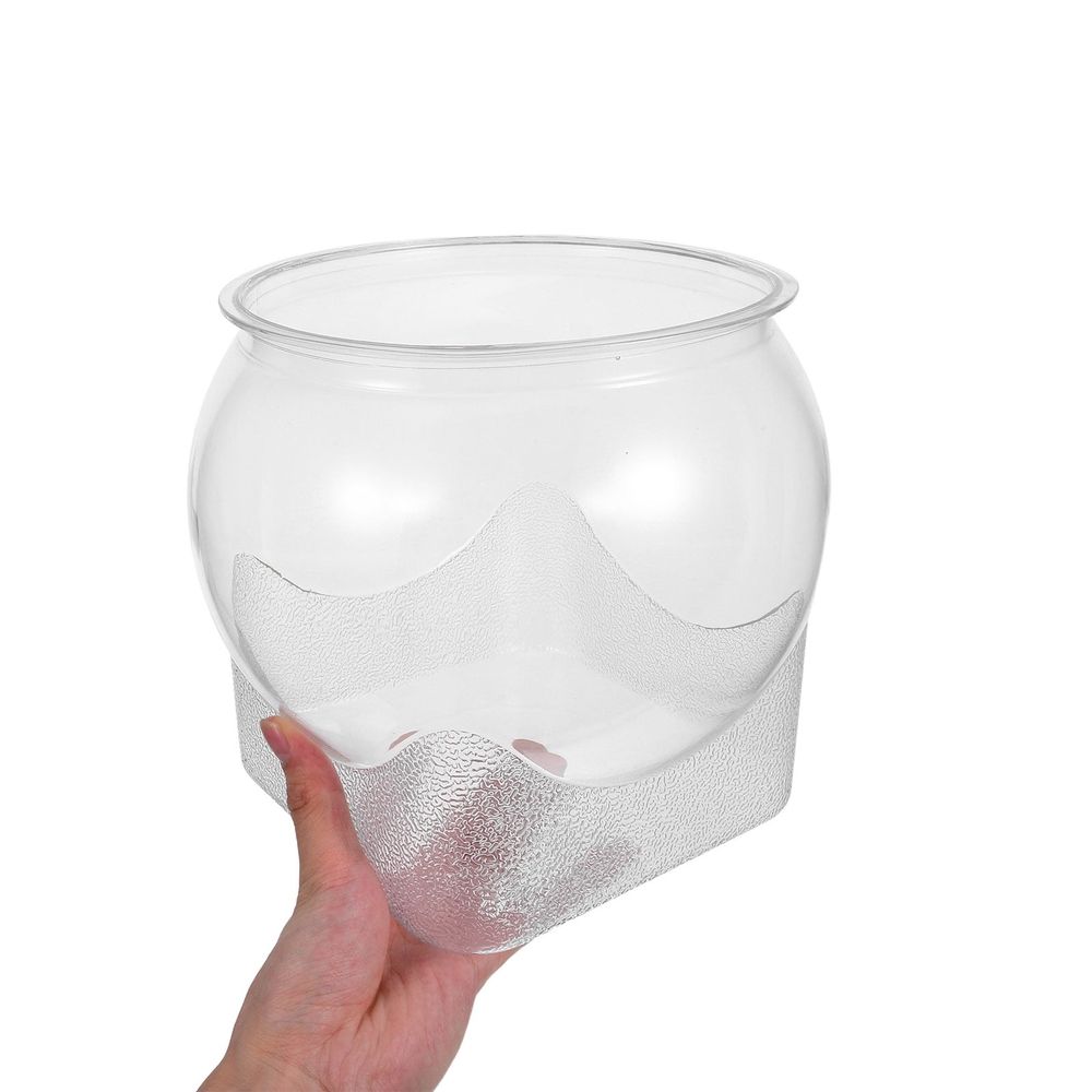 Transparent Tabletop Fish Bowl - Spacious Design for Home Decor