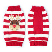 Dog Sweater Christmas Pet Cat Winter Knitwear Warm Clothes XXL Dog Reindeer Sweaters Dog Sweaters New Year Christmas Pet Clothes for Small Dog