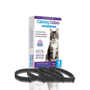 4 Pack Black Cat Calming Collar 38cm | Halloween Calming Gift | Stress Reaction Relief Soothing Collar