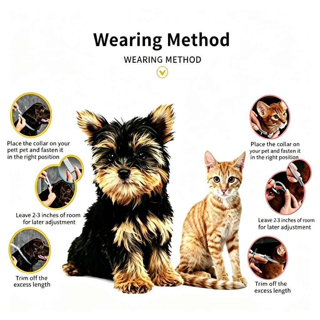 4 Pack Blue Dog Calming Collar 62cm | Halloween Travel Gift | Travel Anxiety Relief Soothing Collar