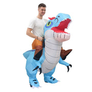 Ride On Therizinosaurus Cartoon Costumes Air Model Inflatable Costume Funny Dress Up Props Halloween Party Clothes Adult One Size