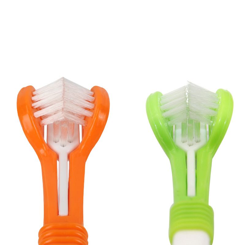 Pet Toothbrush, Cat and Dog Oral Cleaning - Green