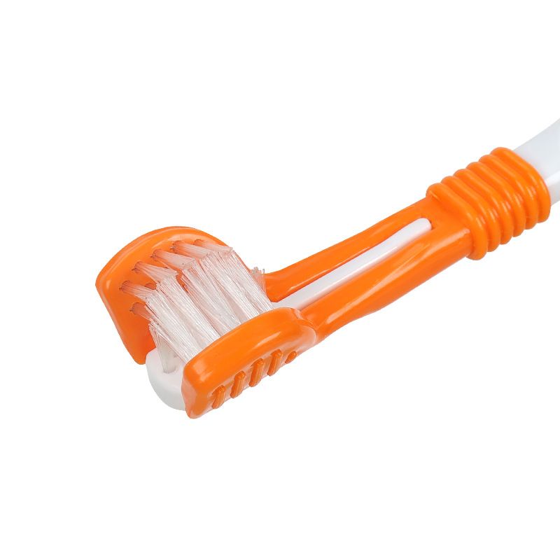 Pet Toothbrush, Cat and Dog Oral Cleaning - Orange