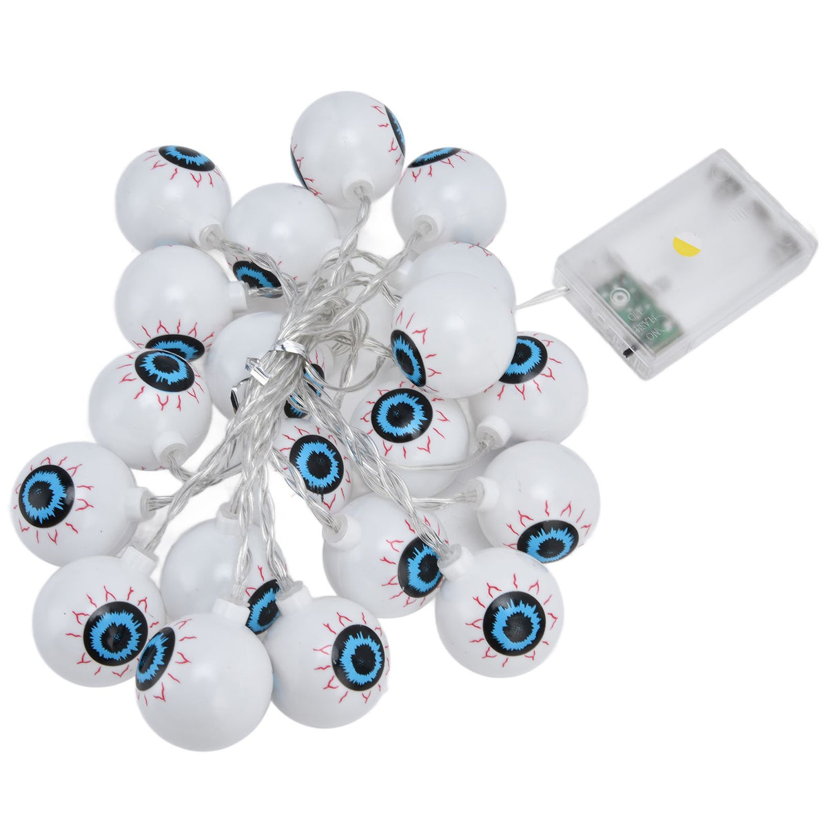 20LED String Light 9.8ft Halloween Ghost Eyeball String Light Bedroom Christmas String Light for Festival Decoration