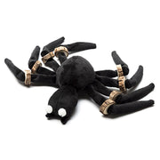 Halloween Spider Cat Toy with Teething Wood Chip Pet Funny Black Spider Legs Cat Toy Halloween Pet Funny Toys