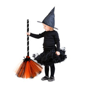 Halloween Witch Broom Cosplay Broom Prop for Halloween Costume Party