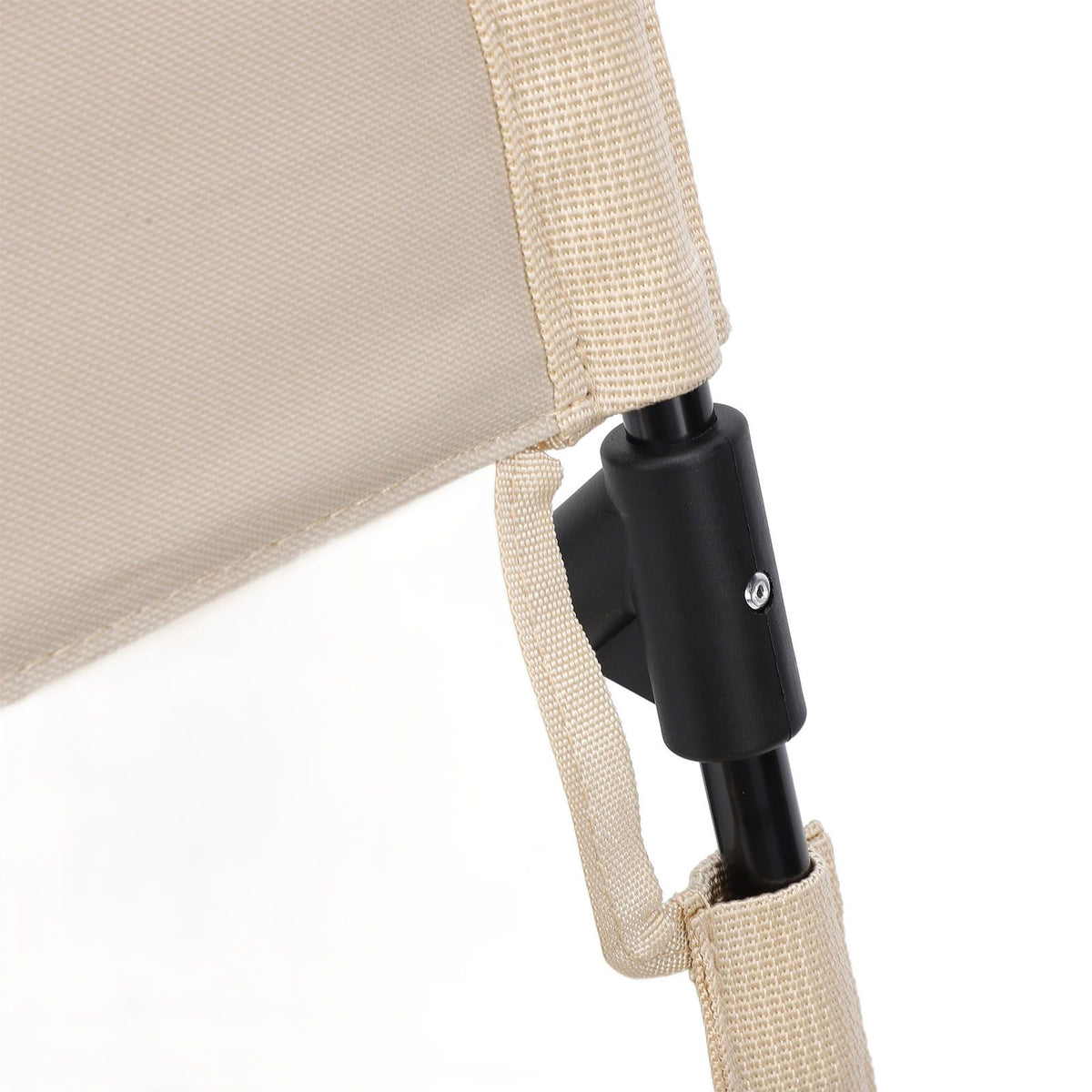 Camping Folding Chair Lightweight Comfortable Lounge Chair Single Lazy Chair with Backrest For Outdoor Camping Fishing Khaki