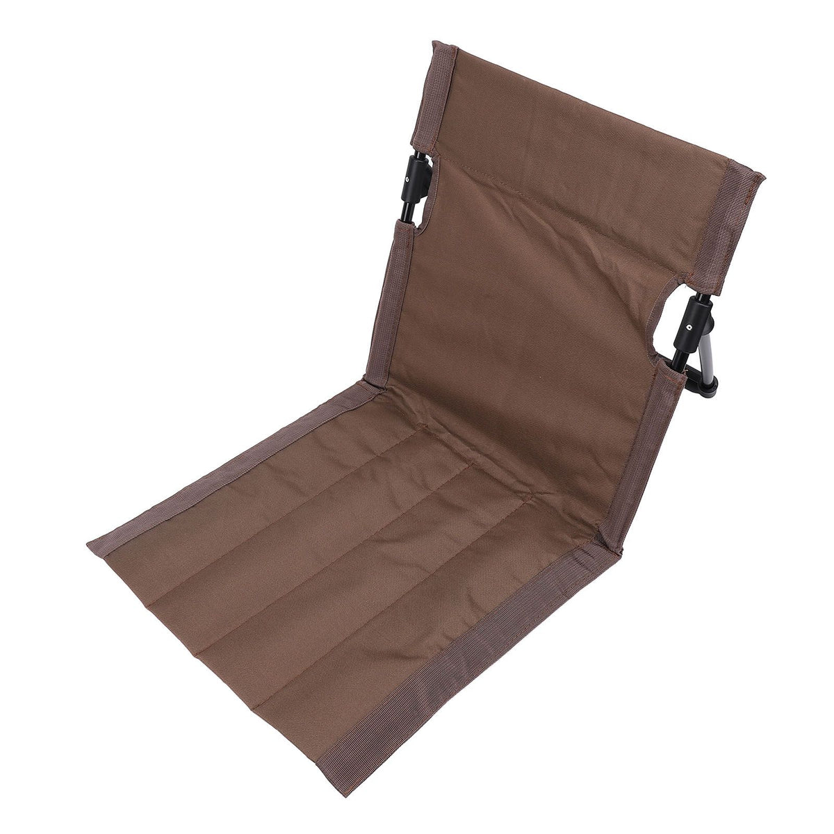 Camping Folding Chair Lightweight Comfortable Lounge Chair Single Lazy Chair with Backrest For Outdoor Camping Fishing Brown