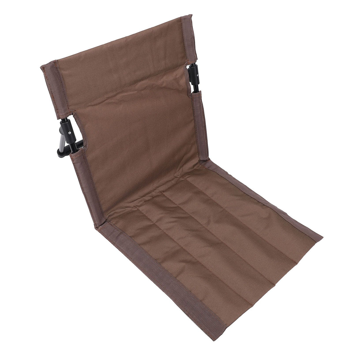 Camping Folding Chair Lightweight Comfortable Lounge Chair Single Lazy Chair with Backrest For Outdoor Camping Fishing Brown