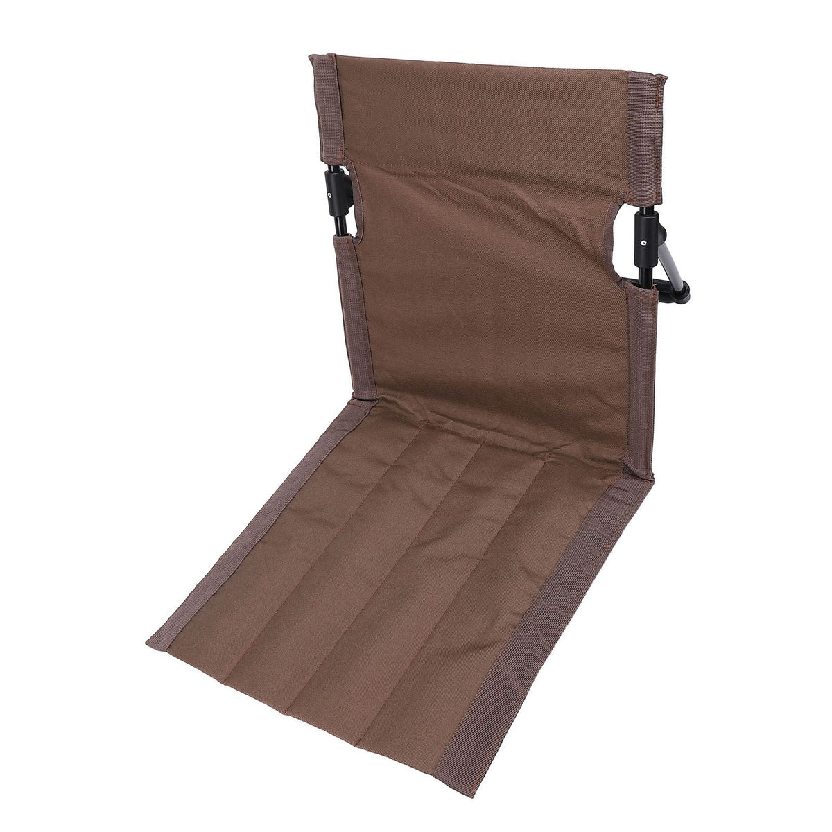 Camping Folding Chair Lightweight Comfortable Lounge Chair Single Lazy Chair with Backrest For Outdoor Camping Fishing Brown