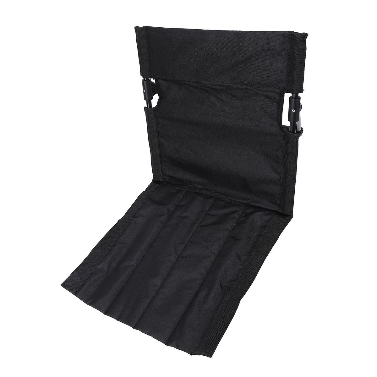 Camping Folding Chair Lightweight Comfortable Lounge Chair Single Lazy Chair with Backrest For Outdoor Camping Fishing Black
