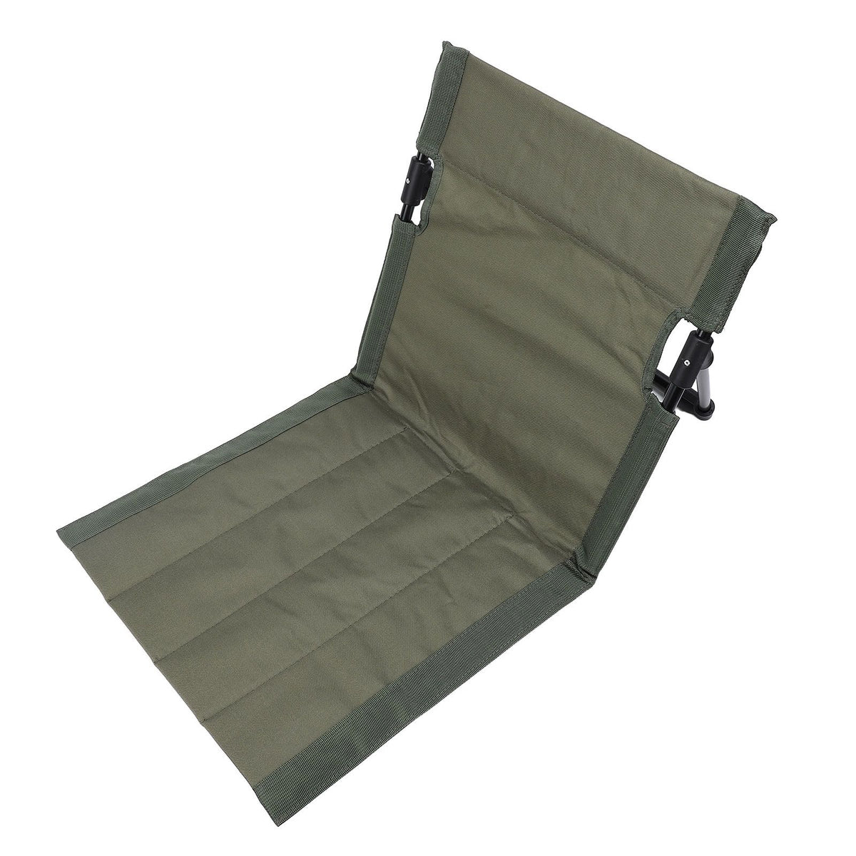 Camping Folding Chair Lightweight Comfortable Lounge Chair Single Lazy Chair with Backrest For Outdoor Camping Fishing Green