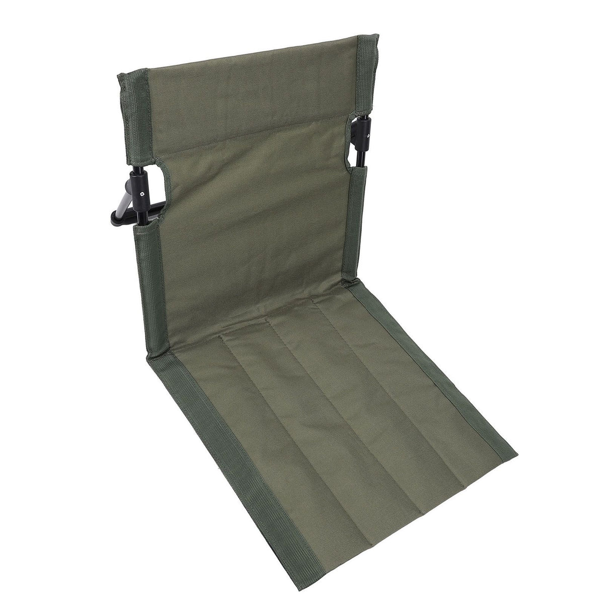 Camping Folding Chair Lightweight Comfortable Lounge Chair Single Lazy Chair with Backrest For Outdoor Camping Fishing Green