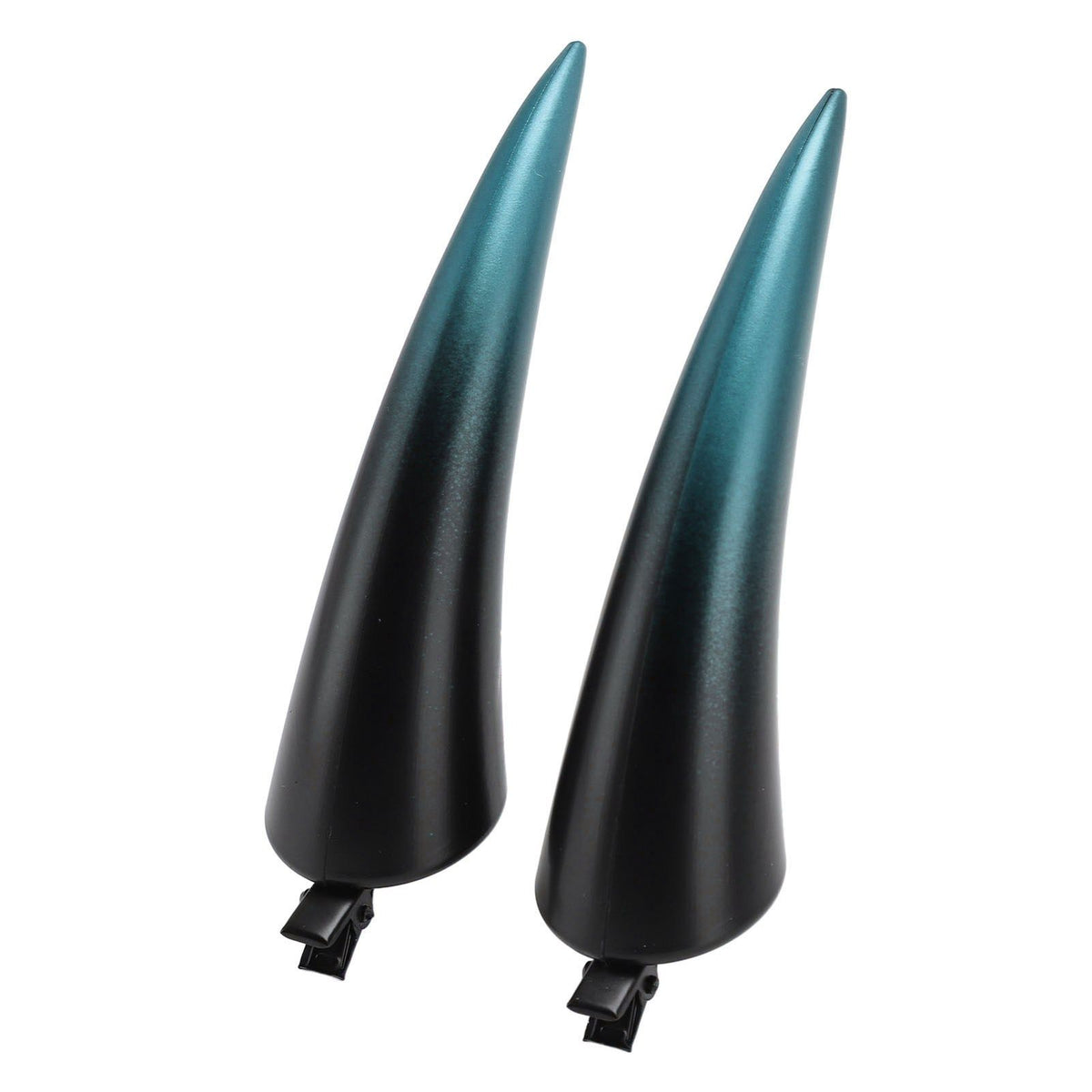 Horns Hairpin Lightweight Safe Lifelike Horns Hair Clips for Halloween Party Cosplay Makeup Theme Blue