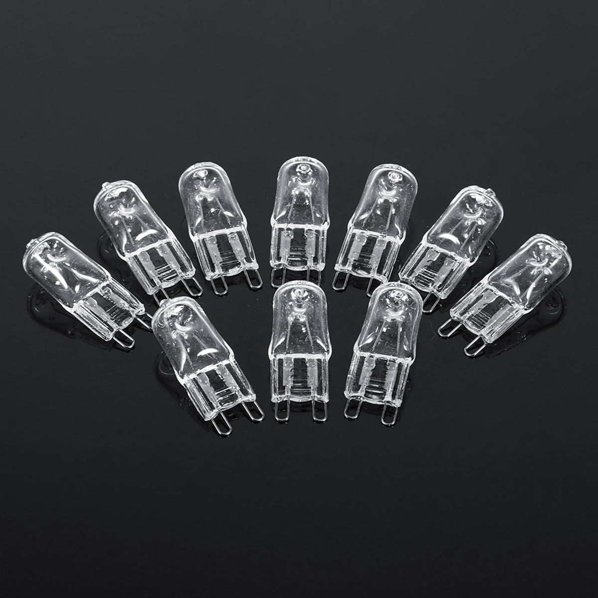 10Pcs G9 Base Halogen Light Bulb 120V 40W Lighting Replacement Home Warm White Bright