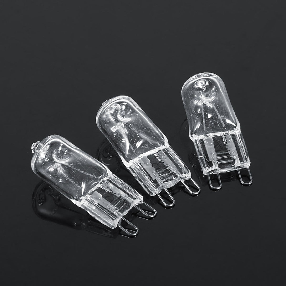 10Pcs G9 Base Halogen Light Bulb 120V 40W Lighting Replacement Home Warm White Bright
