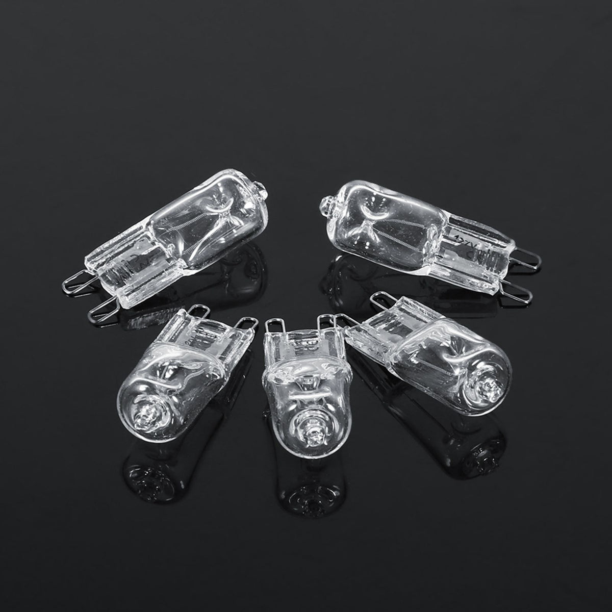 10Pcs G9 Base Halogen Light Bulb 120V 40W Lighting Replacement Home Warm White Bright