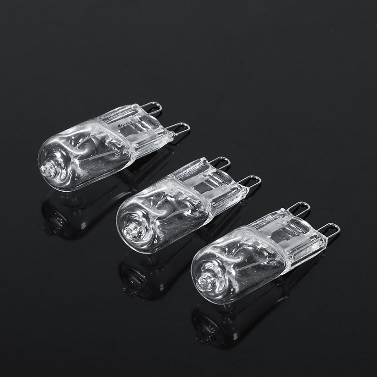 10Pcs G9 Base Halogen Light Bulb 120V 40W Lighting Replacement Home Warm White Bright