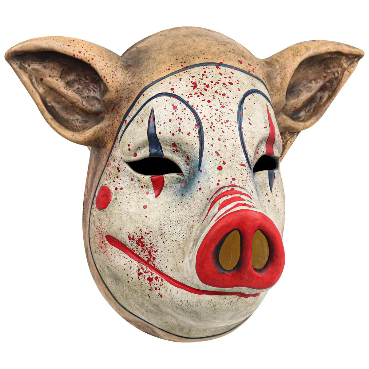 Halloween Scary Pig Mask Costume Horror Pig Joker Mask Bloody Animal Butcher Full Head Headgear for Adult Cosplay Props Latex