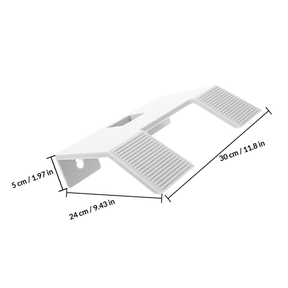 Durable White ABS Turtle Basking Platform, Suitable for Reptiles