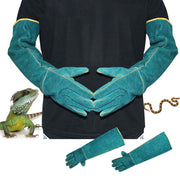 Clearance Reptile Anti-Bite Gloves Pet Protective Gloves for Monitor Lizard Snake Cat Dog Bite Proof Durable Comfortable Washable for Veterinarians Breeders