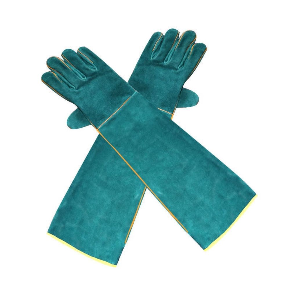 Clearance Reptile Anti-Bite Gloves Pet Protective Gloves for Monitor Lizard Snake Cat Dog Bite Proof Durable Comfortable Washable for Veterinarians Breeders