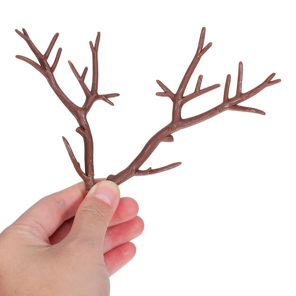 20 Pieces Faux Deer Antlers for Crafts, Christmas Decorations, Holiday Accessories and Seasonal Home Decor
