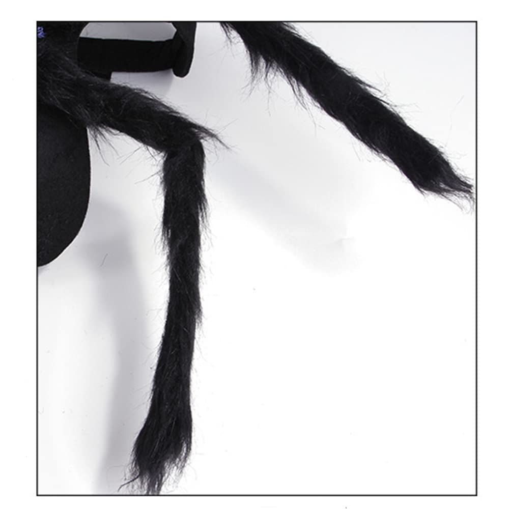 Halloween Pets Costume Dogs Spider Costume Pet Hats Costumes Puppy Cosplay Dress (Large Spider Costume Facial)
