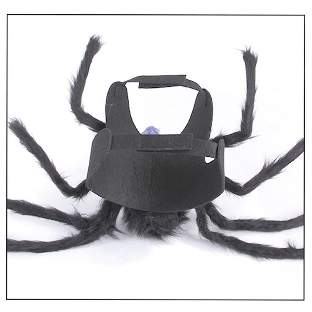 Halloween Pets Costume Dogs Spider Costume Pet Hats Costumes Puppy Cosplay Dress (Large Spider Costume Facial)