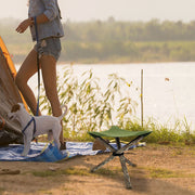 Fishing Stool Portable Stool Tripod Stool Rope Folding Outdoor Chair Foldable Chairs for Outside Folding Chair Outdoor Fishing