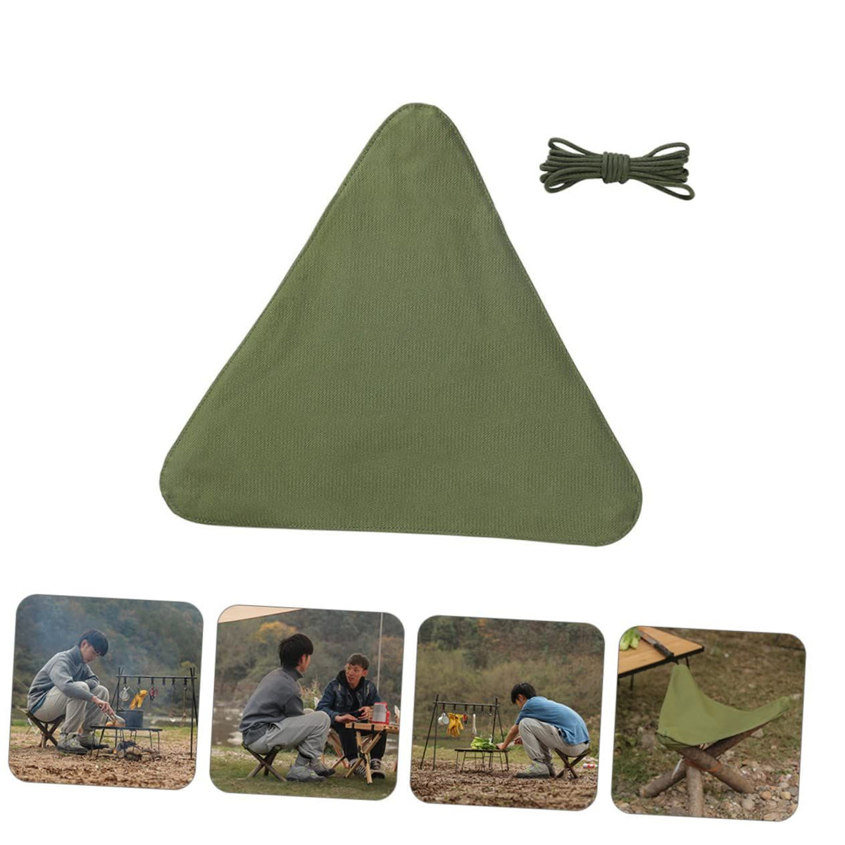 Fishing Stool Portable Stool Tripod Stool Rope Folding Outdoor Chair Foldable Chairs for Outside Folding Chair Outdoor Fishing