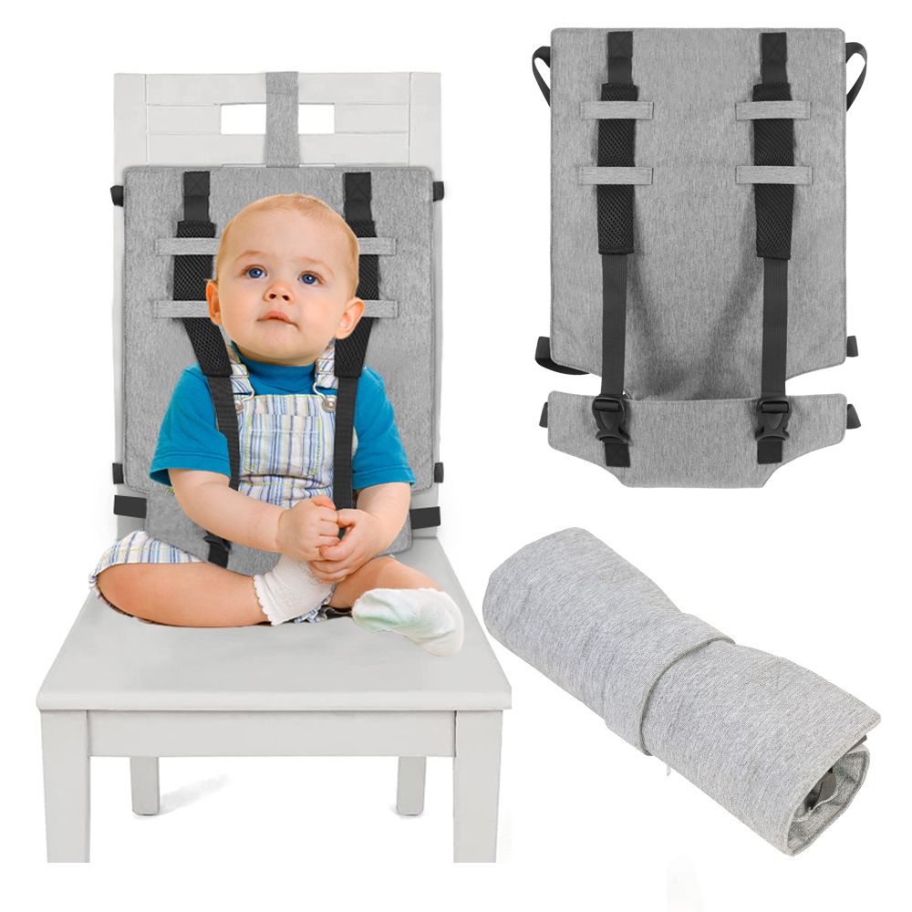 Travel High Chairs for Babies - Portable High Chair for Travel Baby Essentials - Baby Travel Gear, Travel Booster Seat for Table