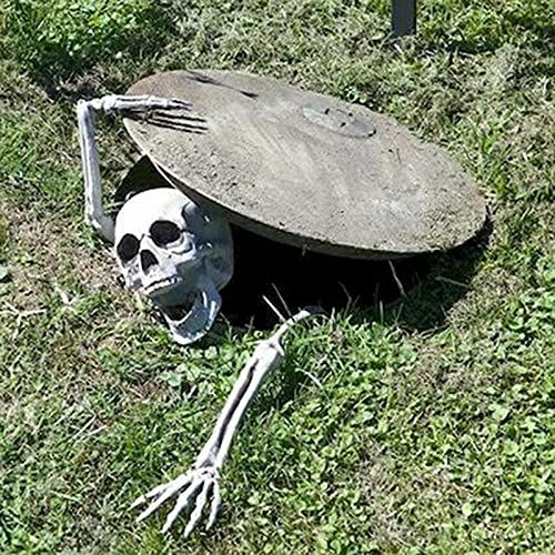 Halloween Decorations Skeleton Stakes, Groundbreakers for Best Halloween Yard Decorations Outdoor Graveyard