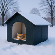 Outdoor Cat House Weatherproof Insulated Feral Cat House Outdoor For Winter Waterproof Outside House For Indoor Cats Shelter With Removable Soft Cushion Dog House