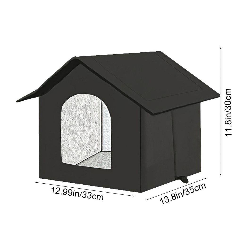 Outdoor Cat House Weatherproof Insulated Feral Cat House Outdoor For Winter Waterproof Outside House For Indoor Cats Shelter With Removable Soft Cushion Dog House