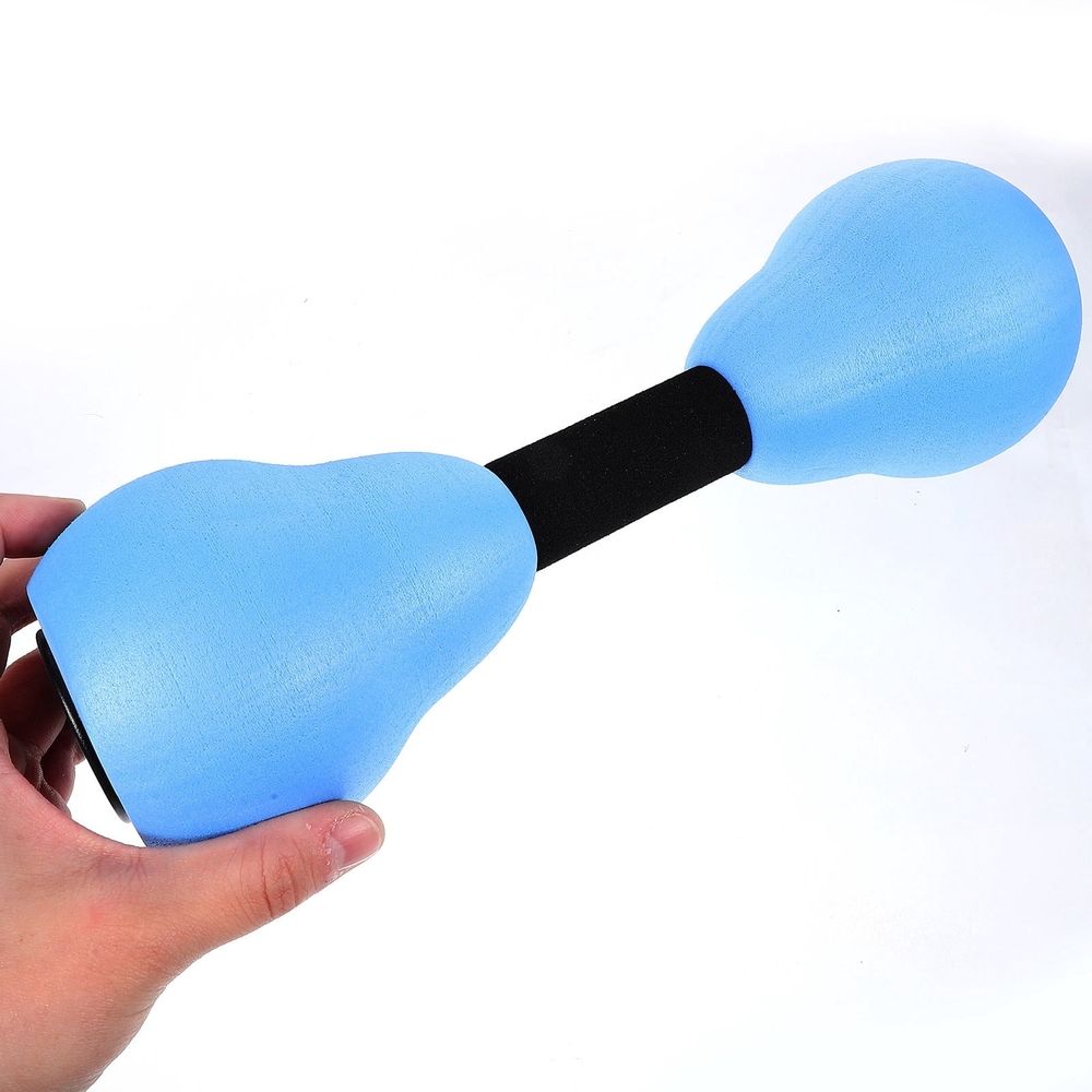 2Pcs Blue Workout Dumbbells Eva Material Padded Hand Weights for Yoga Walking and Jogging