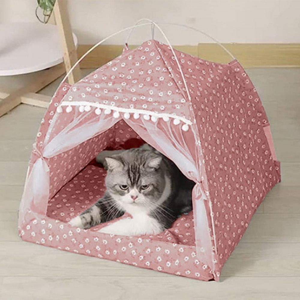 Clearance - Cats Dogs Bed For Indoor Cats Dogs Bed, Cats Dogs Cave Bed, Warm Enclosed Covered Cats Tent,Outdoor Cave Bed House For Cats,Puppy Or Small Pet Outdoor Travel Essential