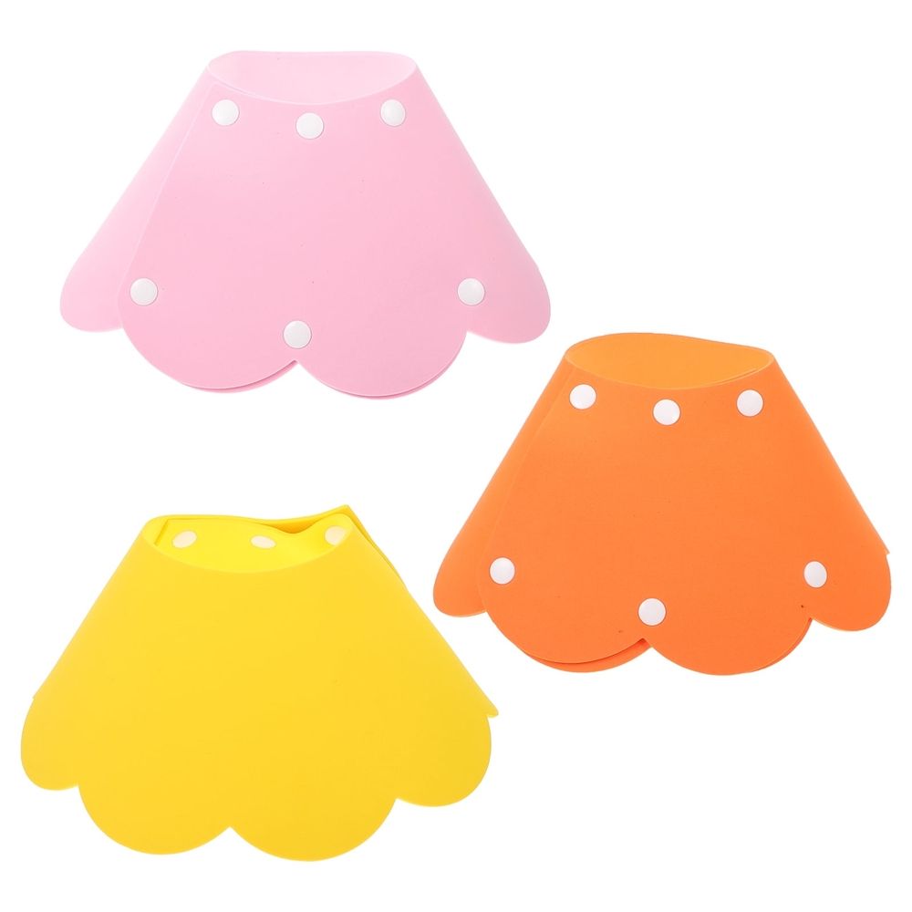 Pet Protective Collar for Cats, Soft EVA Material, Anti-Bite and , Comfortable and , 3 Pieces Set for Home Use