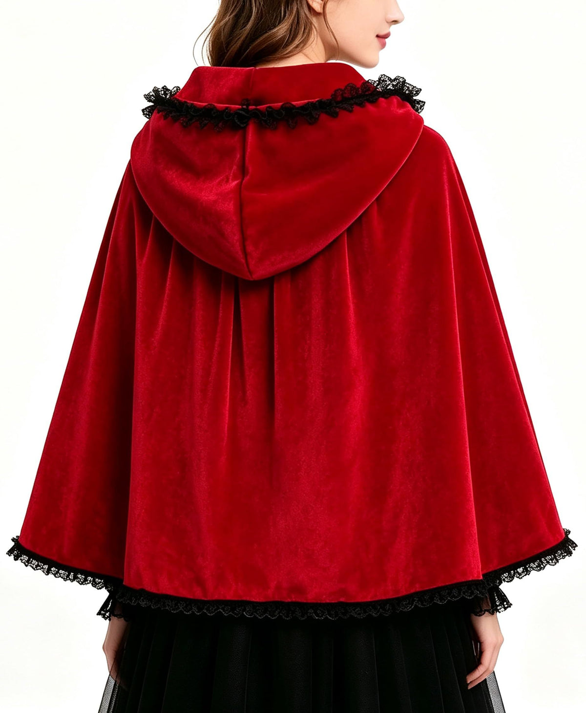 1pcsAdult Halloween Costume Cloak, Perfect for Themed Parties, Cosplay, and Fantasy Dress-Up (Red)