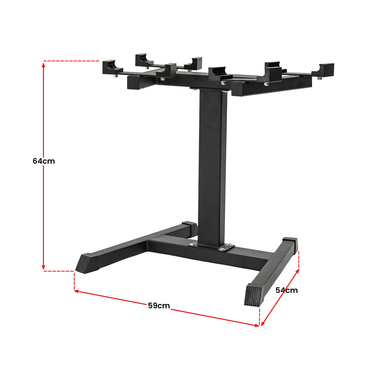 Powertrain 72kg Adjustable Dumbbells Pair with Stand 4-36kg Quick Dial Weight Set for Home Gym Strength Training Green