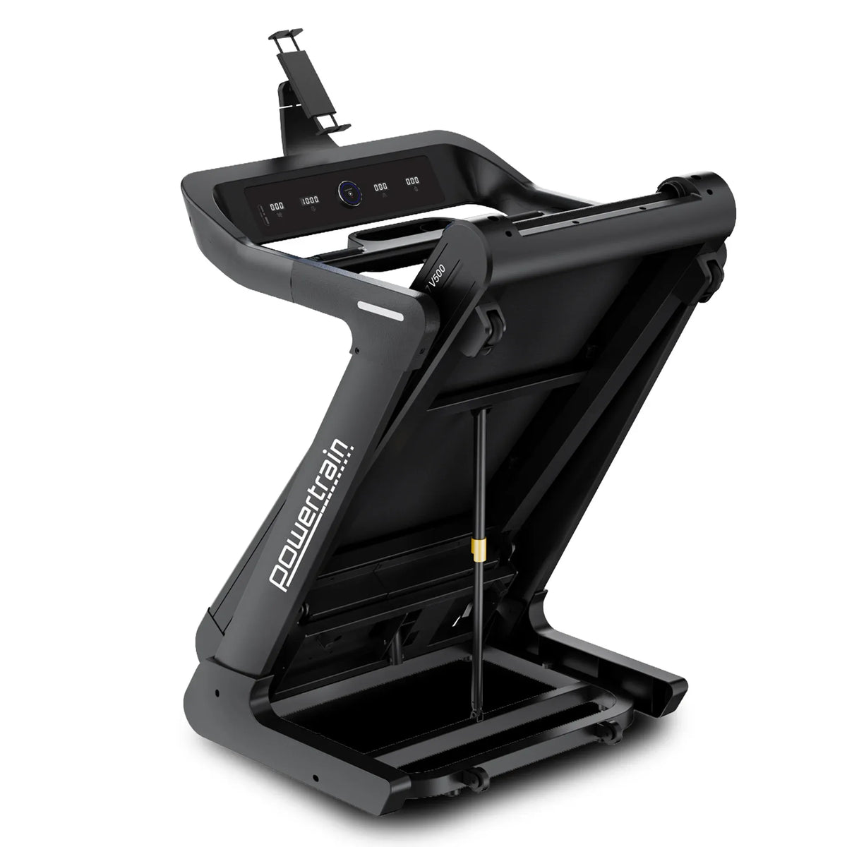 Powertrain V500 3HP Foldable Treadmill Electric Running Machine 20kmph Auto Incline Bluetooth Home Gym Cardio 130kg